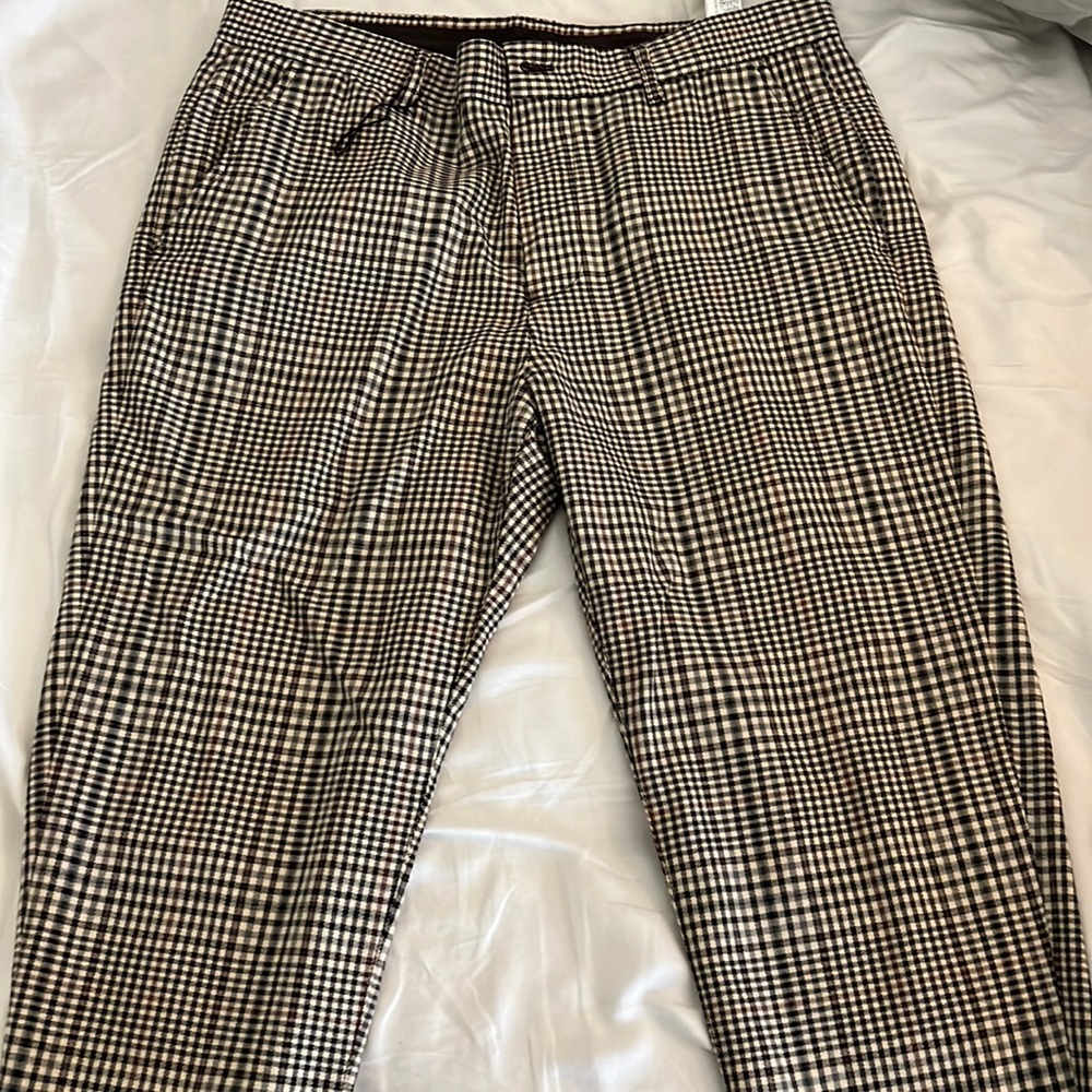 Zara Check Cuffed Chino’s